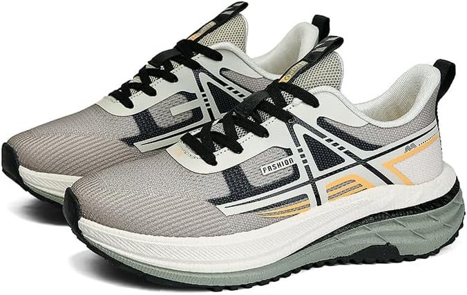 Мужские кроссовки с круглым носком, дышащие и сетчатые, легкие и с противоскользящей подошвой, шнуровка, подходят для повседневной носки, игры в мяч и прогулок Igzbibg, зеленый
Мужские кроссовки с круглым носком, дышащие и сетчатые, легкие и с противоскользящей подошвой, шнуровка, подходят для повседневной носки, игры в мяч и прогулок Igzbibg, зеленый