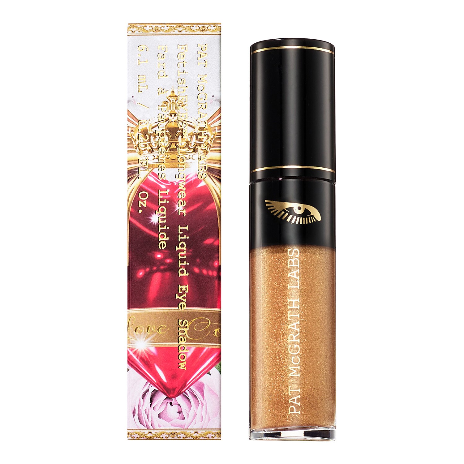 Жидкие тени для век Fetisheyes Legendary Wear Liquid Shadow Pat Mcgrath Labs, Bronze Bijoux (6,1 ml)
Жидкие тени для век Fetisheyes Legendary Wear Liquid Shadow Pat Mcgrath Labs, Bronze Bijoux (6,1 ml)