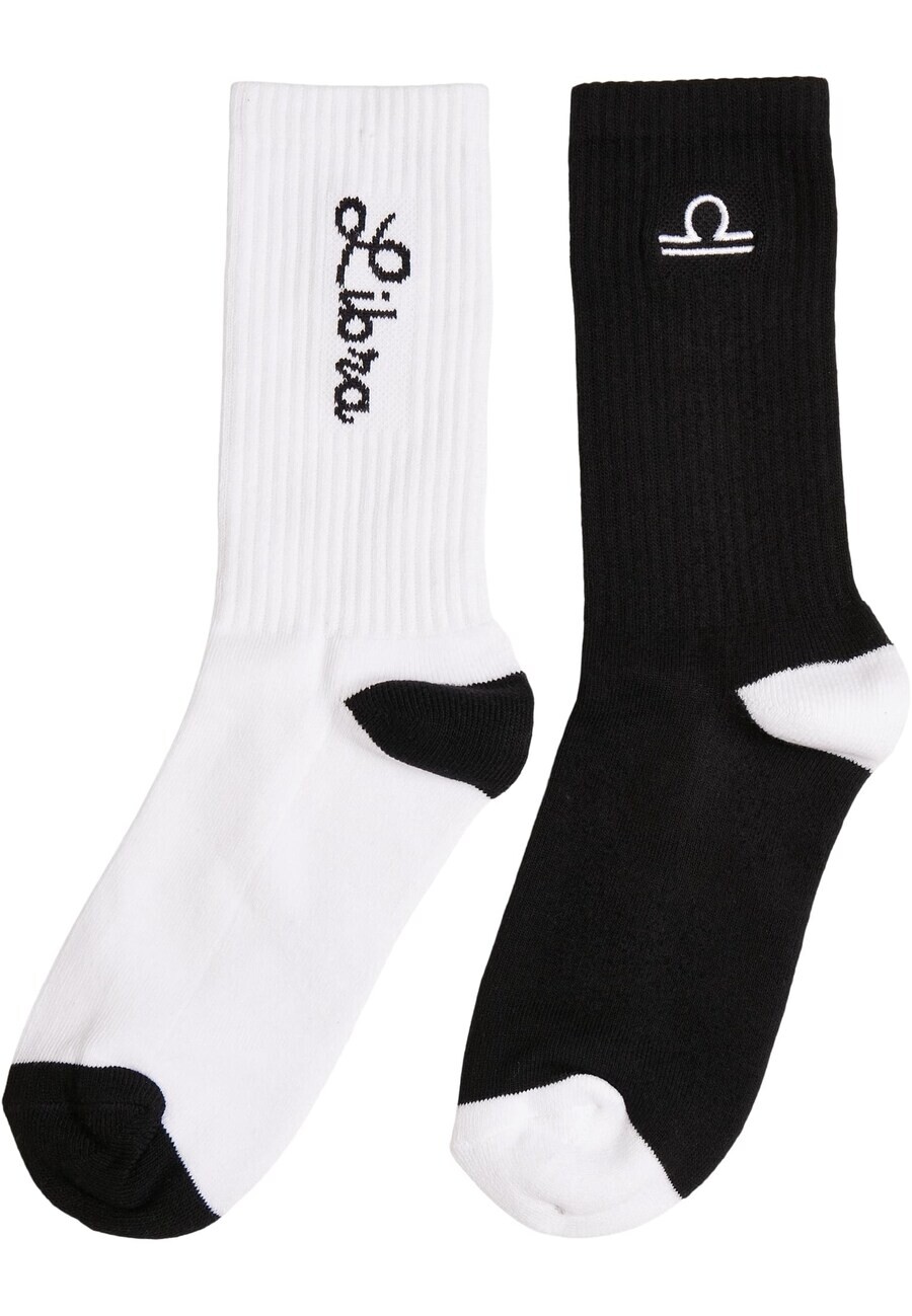 Носки Mister Tee Socks Zodiac, черный/белый 
Носки Mister Tee Socks Zodiac, черный/белый