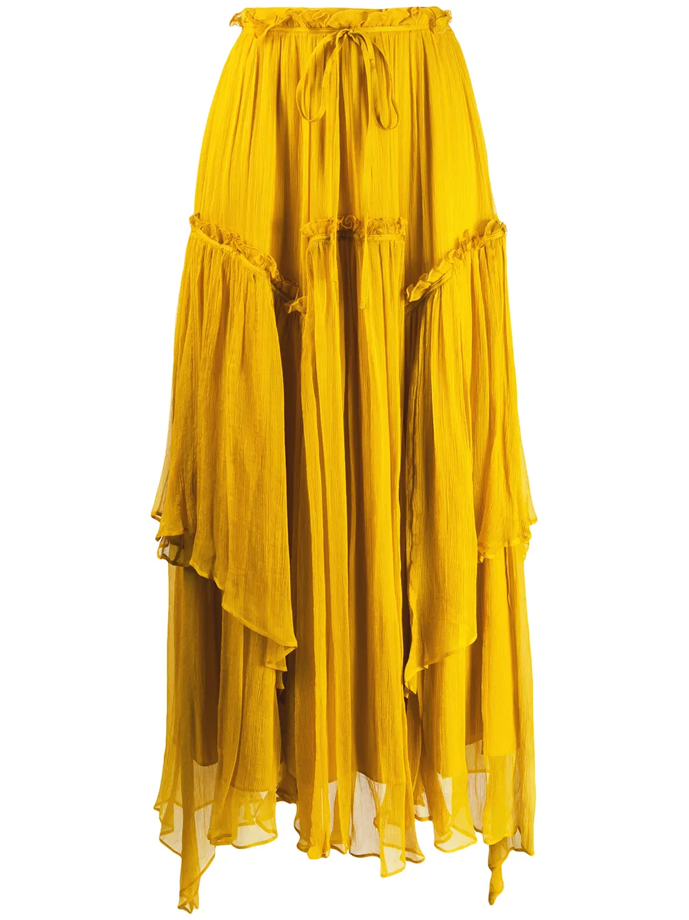 Пышная юбка макси TWINSET, желтый
Пышная юбка макси TWINSET, желтый