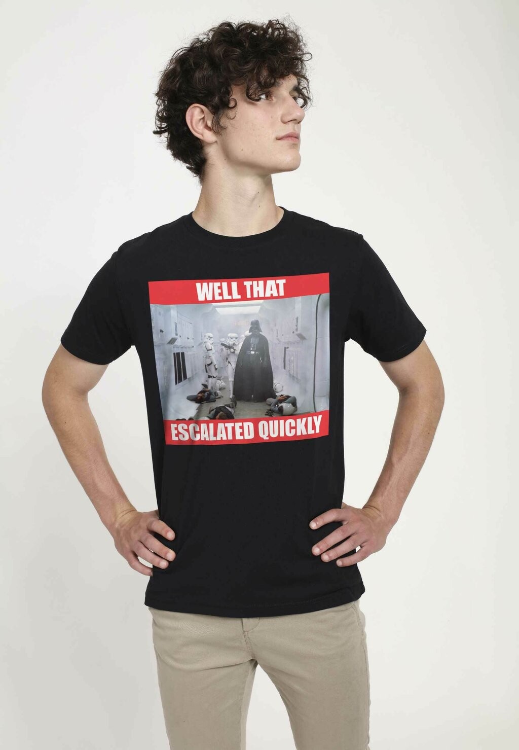 Футболка с принтом Star Wars: Classic Escalated Quickly Unisex Star Wars, черный
Футболка с принтом Star Wars: Classic Escalated Quickly Unisex Star Wars, черный