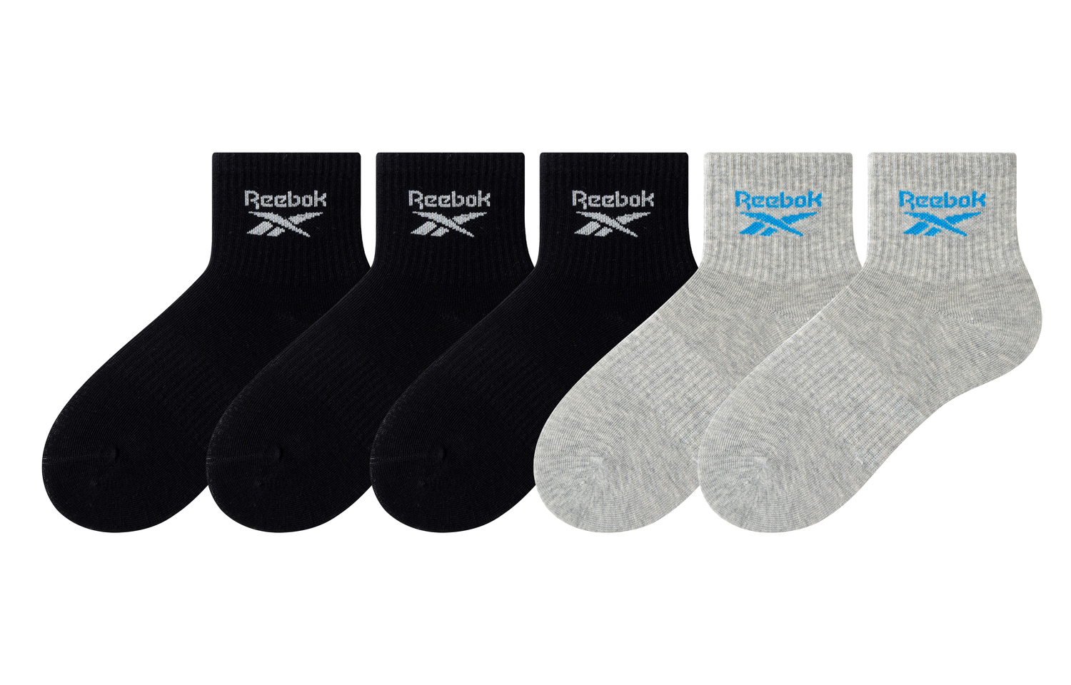 Мужские носки до середины икры 5 пар Reebok, 5 Pack (3 черный/2 серый) Women's Size 35-40
Мужские носки до середины икры 5 пар Reebok, 5 Pack (3 черный/2 серый) Women's Size 35-40