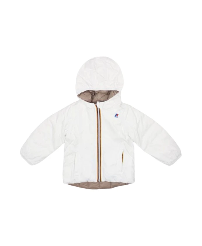Двусторонний пуховик маневренная модель K-Way, белый
Двусторонний пуховик маневренная модель K-Way, белый