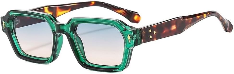 Женские солнцезащитные очки квадратной формы, модные градиентные линзы, защита от УФ-излучения UV400; мужские солнцезащитные очки в стиле ретро с заклепками, двухцветные SKFGNX, Green Green Tea
Женские солнцезащитные очки квадратной формы, модные градиентные линзы, защита от УФ-излучения UV400; мужские солнцезащитные очки в стиле ретро с заклепками, двухцветные SKFGNX, Green Green Tea