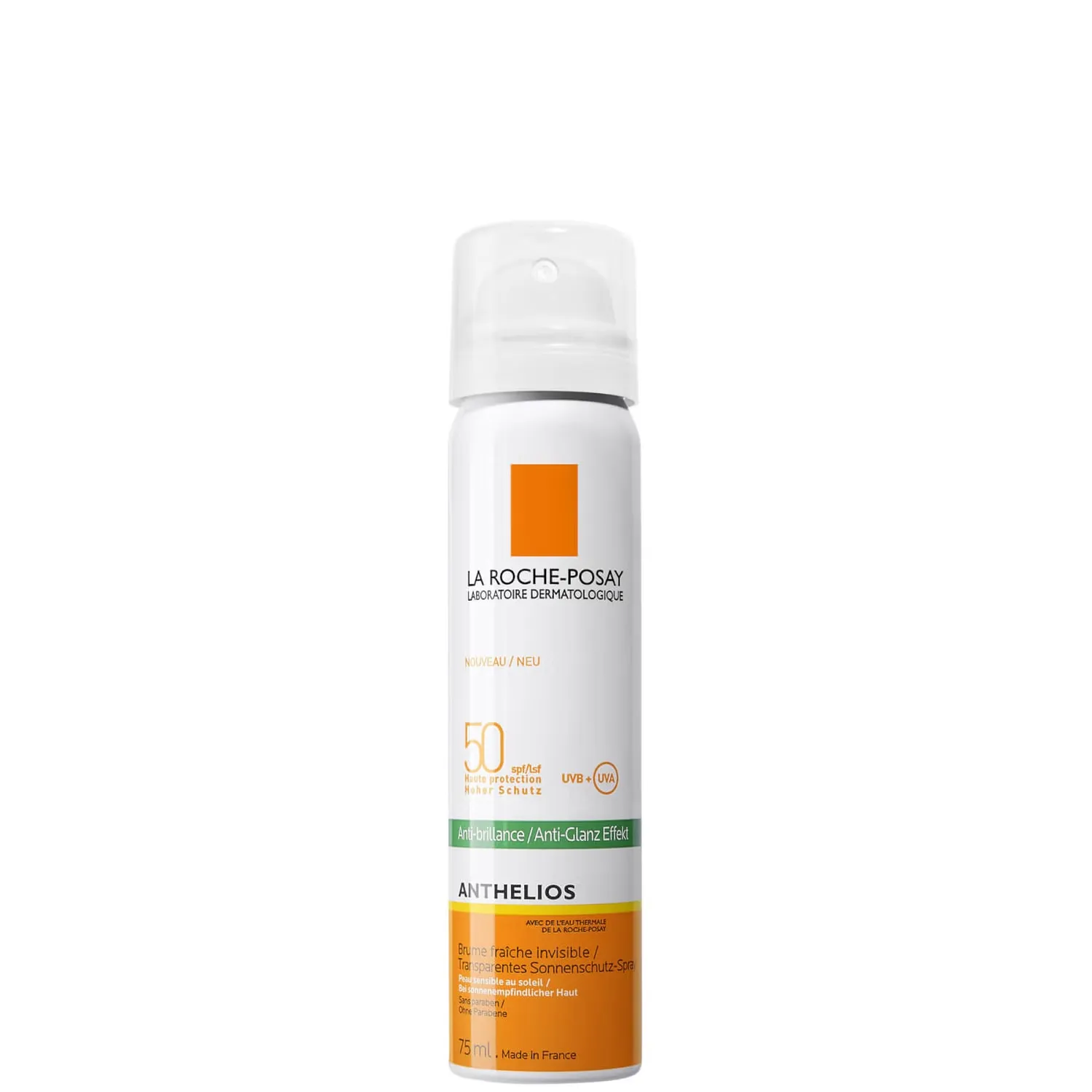 Anthelios Невидимый спрей для лица против блеска от солнца SPF50+ 75 мл La Roche-Posay
Anthelios Невидимый спрей для лица против блеска от солнца SPF50+ 75 мл La Roche-Posay