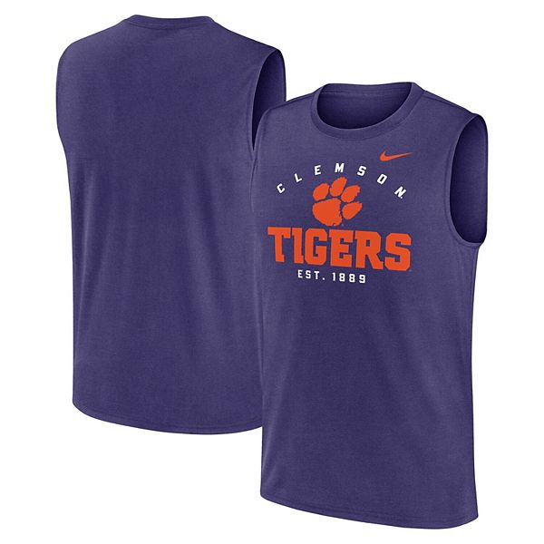 Мужская фиолетовая футболка Clemson Tigers Primetime Legend Lock Up Performance Nike
Мужская фиолетовая футболка Clemson Tigers Primetime Legend Lock Up Performance Nike