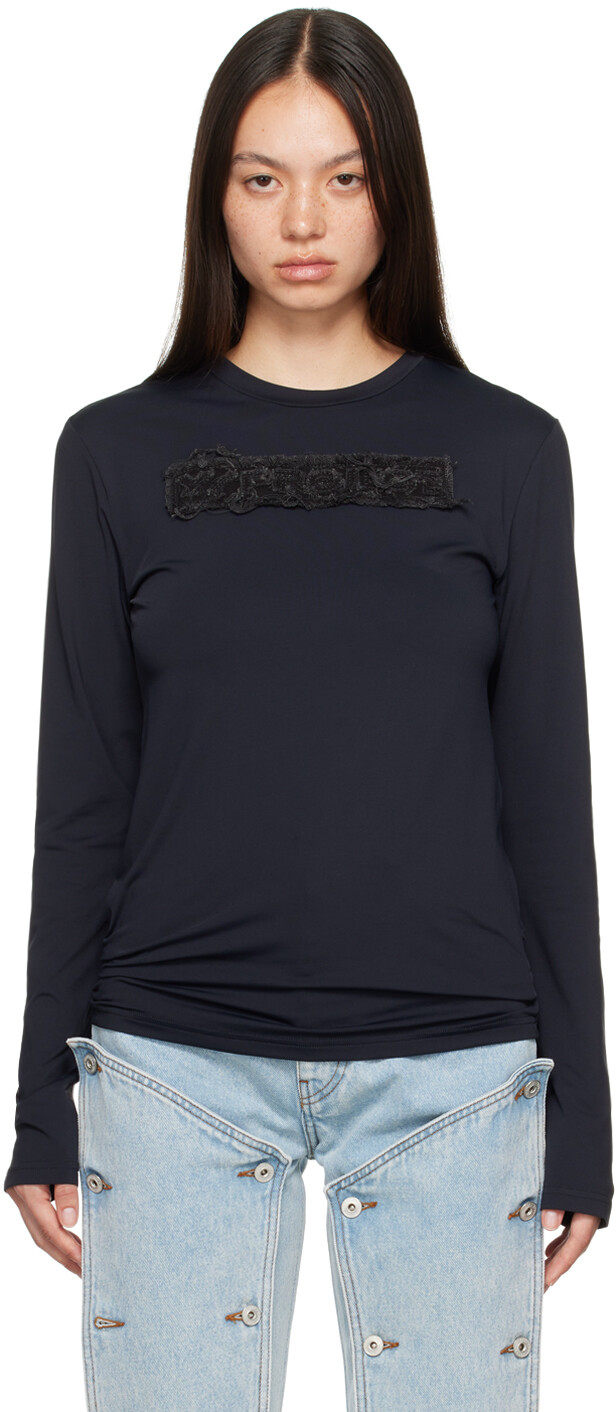 Футболка с длинным рукавом и нашивкой-логотипом Y/Project, черный
Футболка с длинным рукавом и нашивкой-логотипом Y/Project, черный