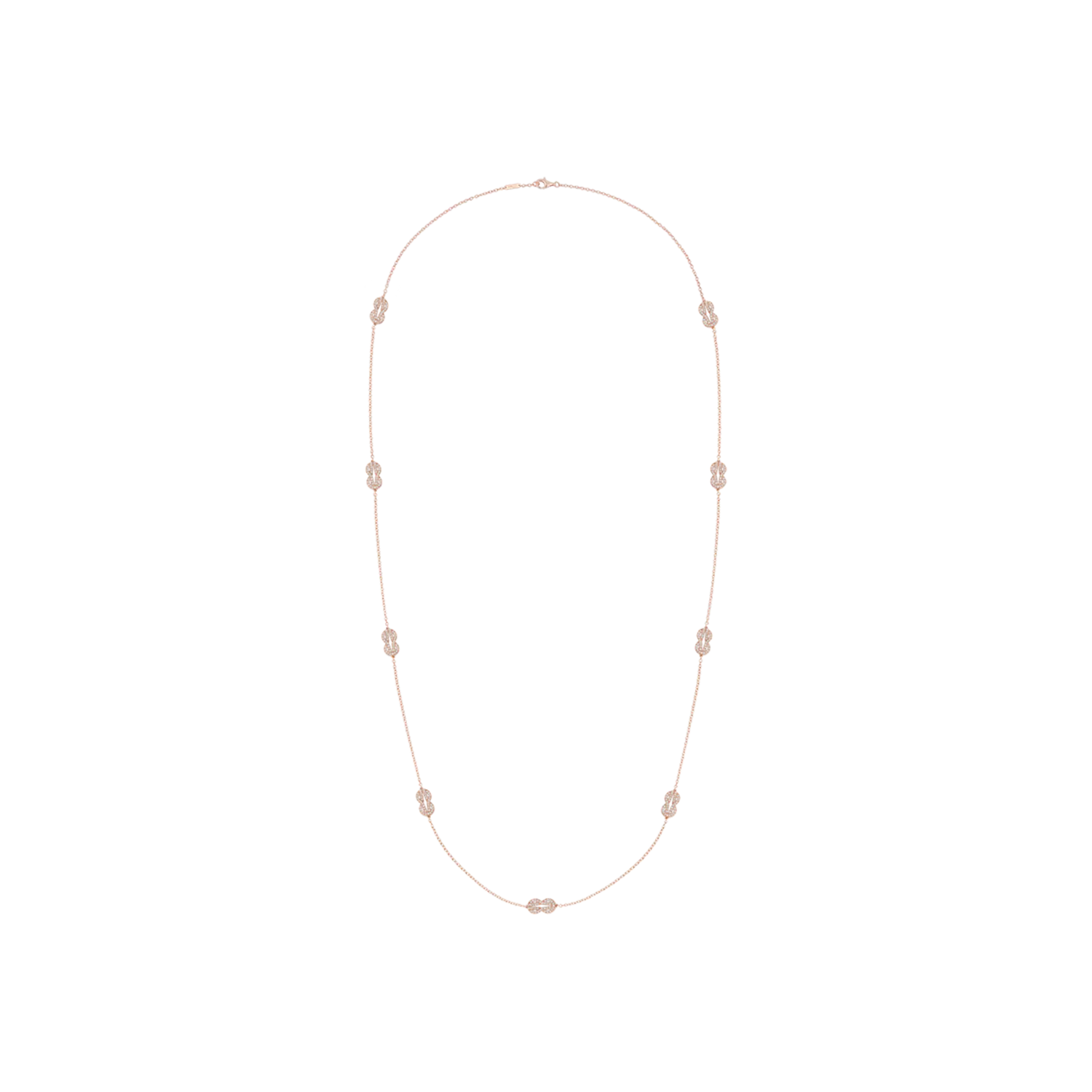 Колье Fred Chance infinie из розового золота с бриллиантами 
Колье Fred Chance infinie из розового золота с бриллиантами