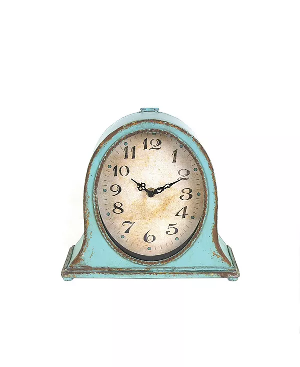 Декоративные металлические каминные часы, цвет аквамарин 3R Studio, multicolor
Декоративные металлические каминные часы, цвет аквамарин 3R Studio, multicolor