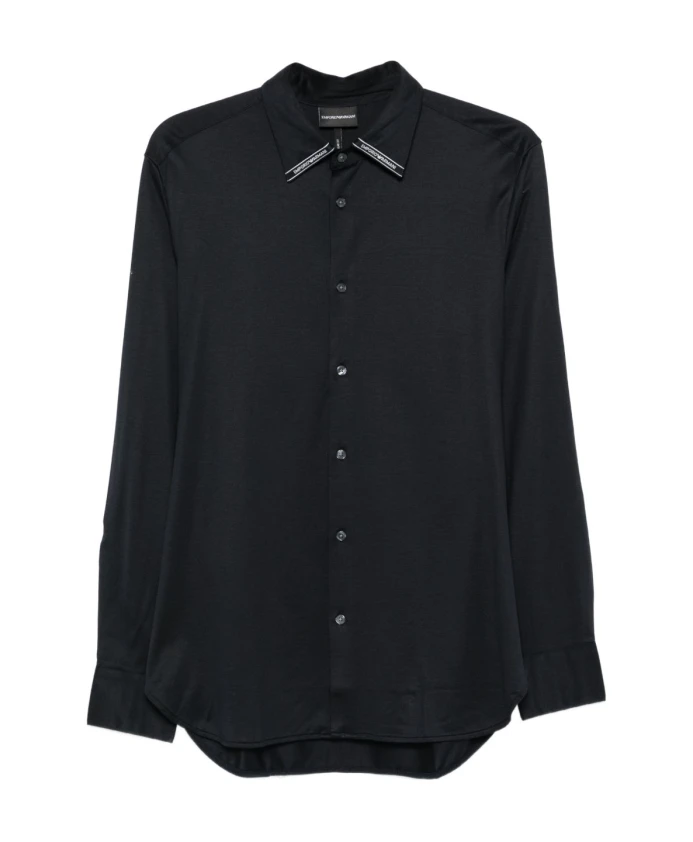 Синяя рубашка с логотипом. Emporio Armani, синий
Синяя рубашка с логотипом. Emporio Armani, синий