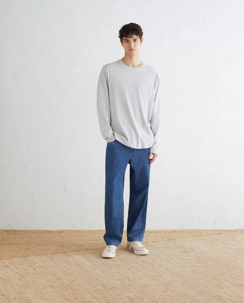 Мужская серая хлопковая футболка BCI с длинными рукавами Green Coast, серый
Мужская серая хлопковая футболка BCI с длинными рукавами Green Coast, серый