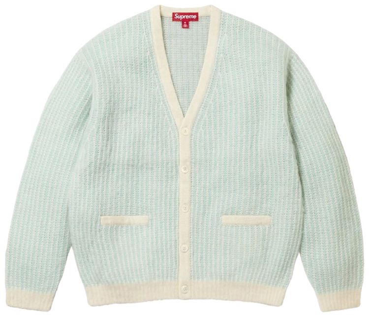 Двухцветный мохеровый кардиган Supreme, кремовый
Двухцветный мохеровый кардиган Supreme, кремовый