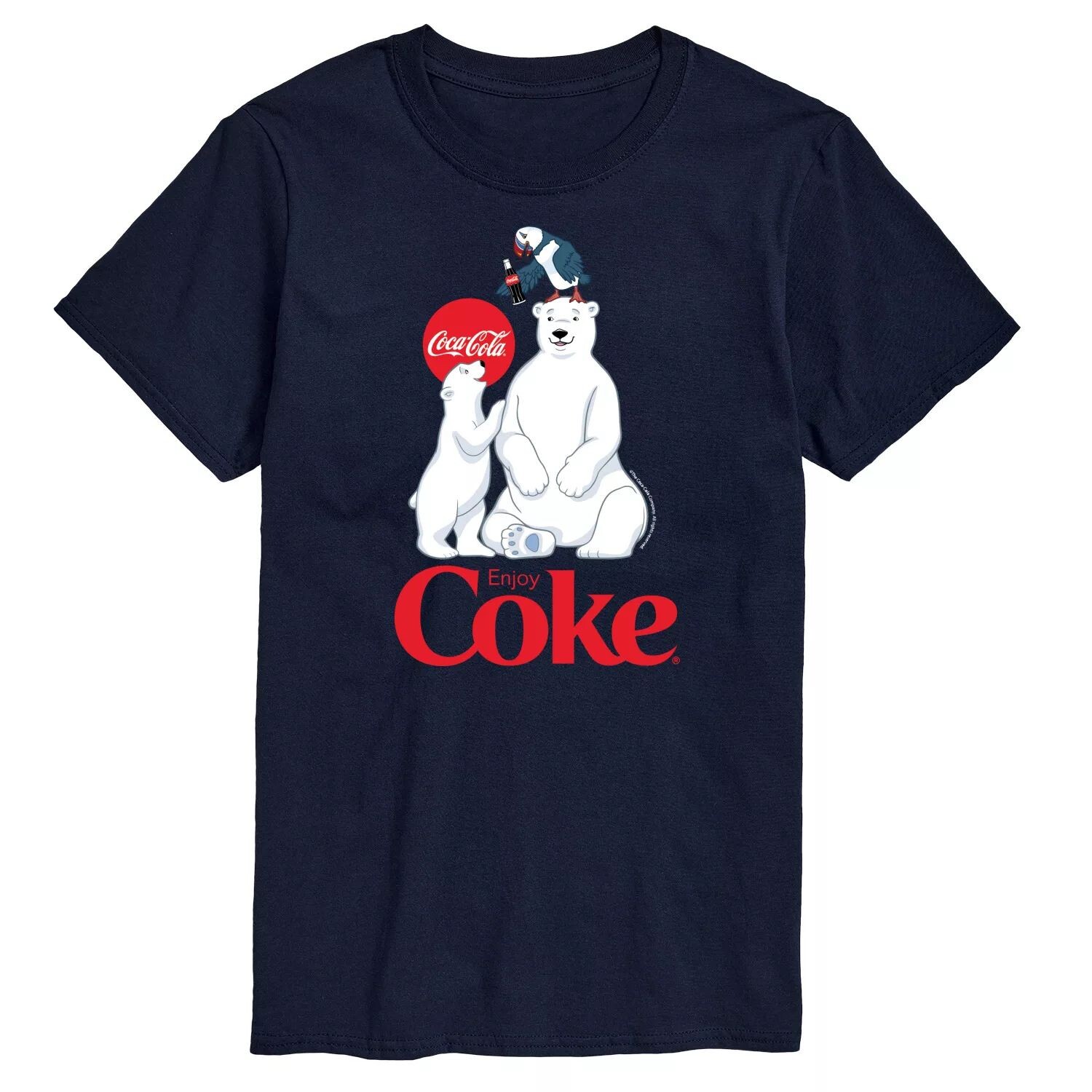 Футболка с изображением белых медведей Big & Tall Coca-Cola Licensed Character, синий
Футболка с изображением белых медведей Big & Tall Coca-Cola Licensed Character, синий