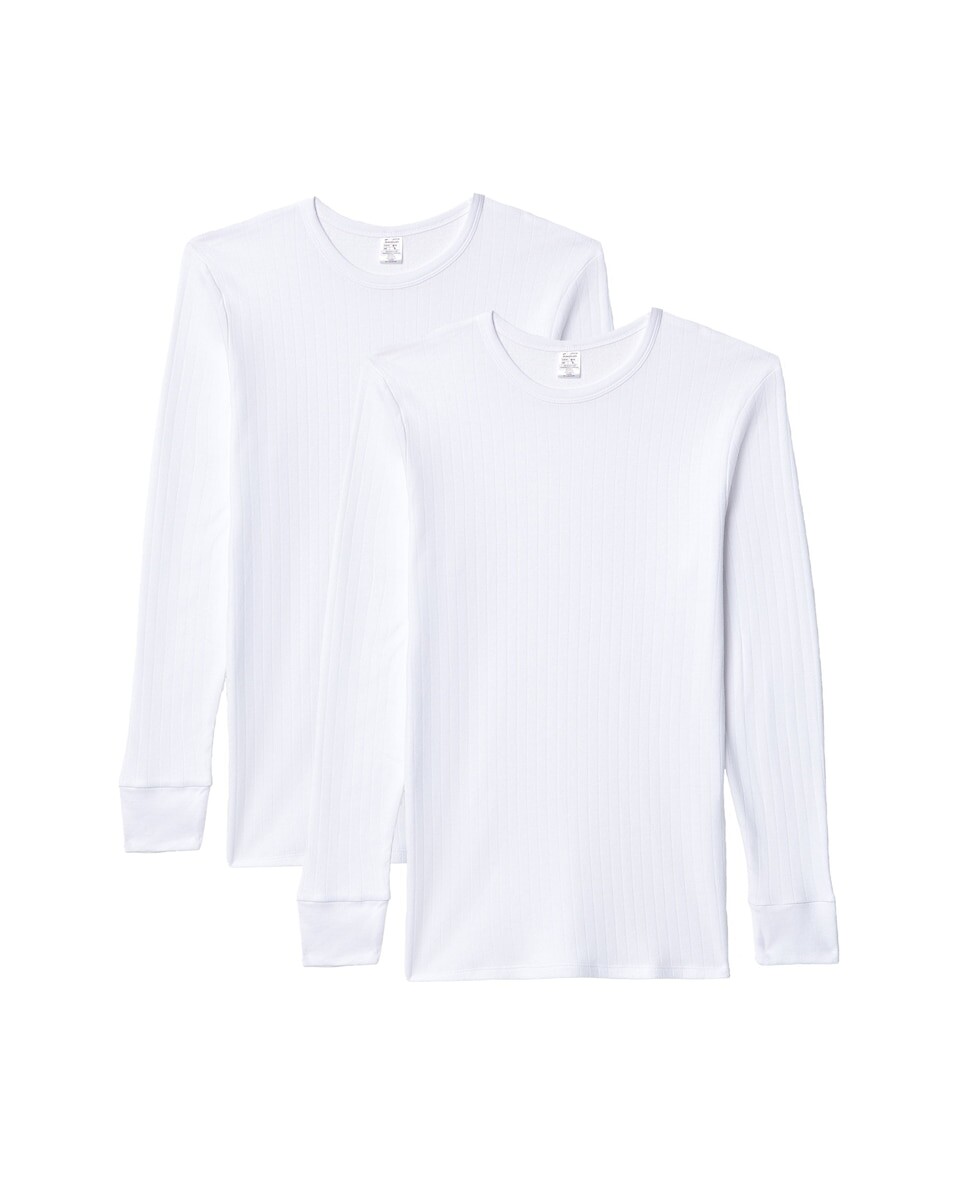 Набор из четырех мужских белых маек с короткими рукавами Abanderado, белый 
Набор из четырех мужских белых маек с короткими рукавами Abanderado, белый