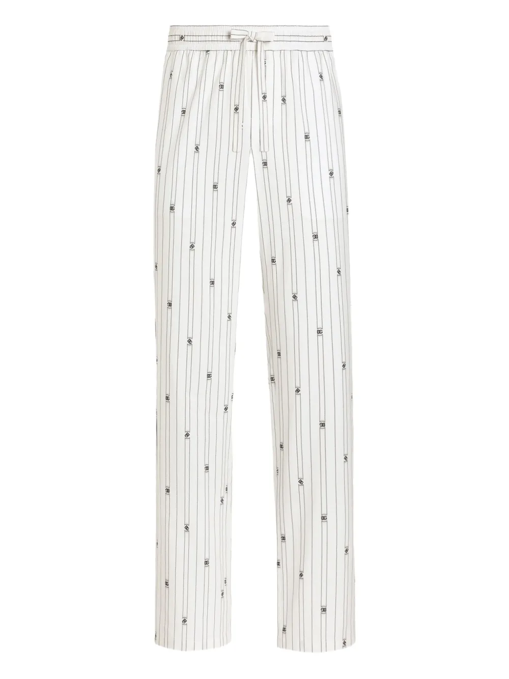 Полосатые брюки с логотипом DOLCE & GABBANA, белый
Полосатые брюки с логотипом DOLCE & GABBANA, белый