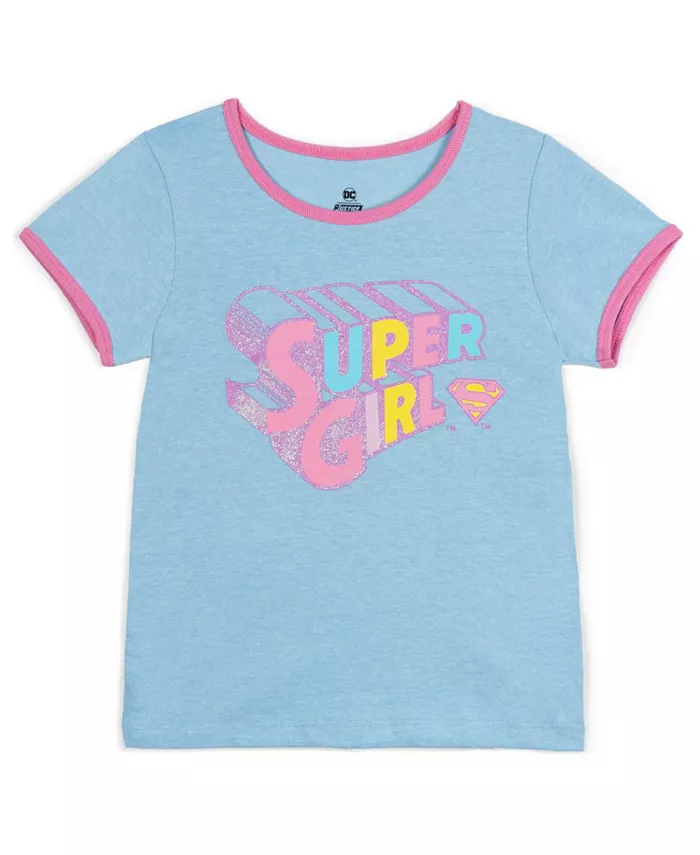 Футболка для девочек DC Comics Super Ringer Justice League, синий
Футболка для девочек DC Comics Super Ringer Justice League, синий