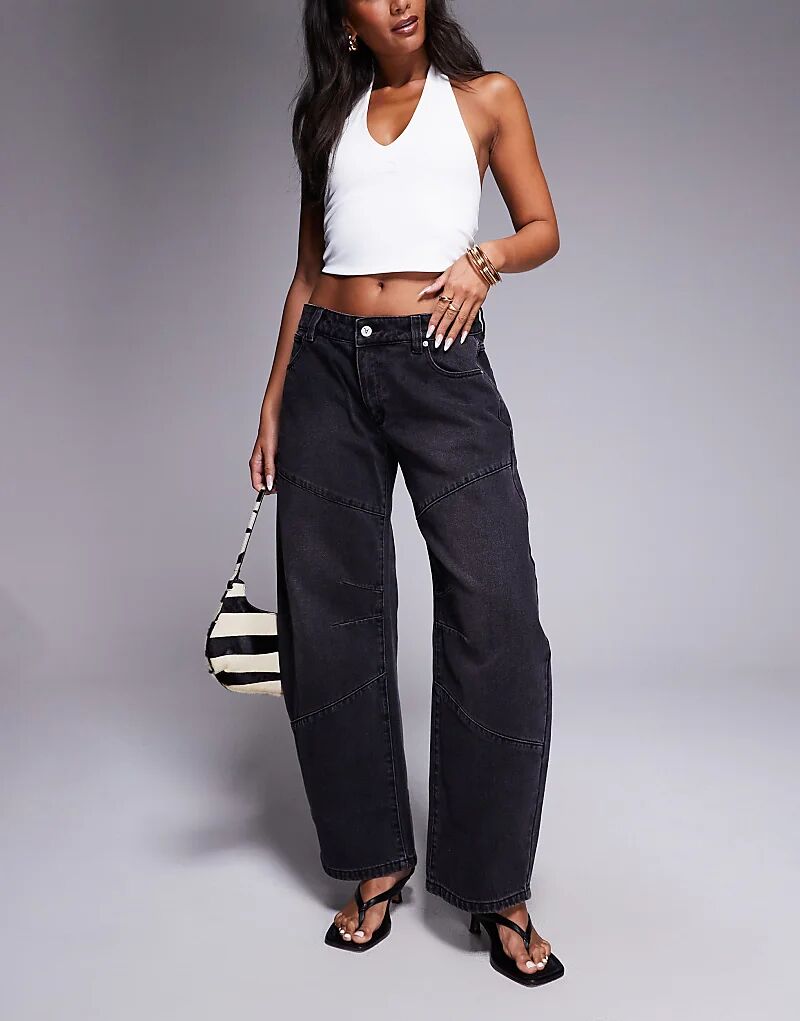 Джинсы Abrand Jeans 99 с низким кроем, черного цвета
Джинсы Abrand Jeans 99 с низким кроем, черного цвета