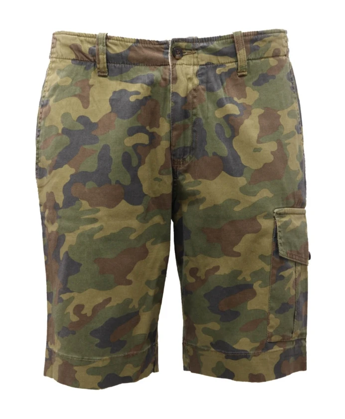 Камуфляжные хлопковые шорты, модель Junipero Briglia, зеленый
Камуфляжные хлопковые шорты, модель Junipero Briglia, зеленый