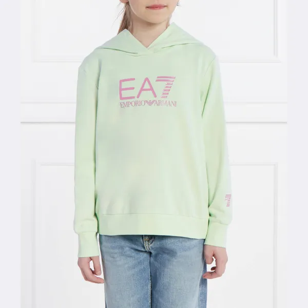 Толстовка обычного кроя Ea7, зеленый 
Толстовка обычного кроя Ea7, зеленый