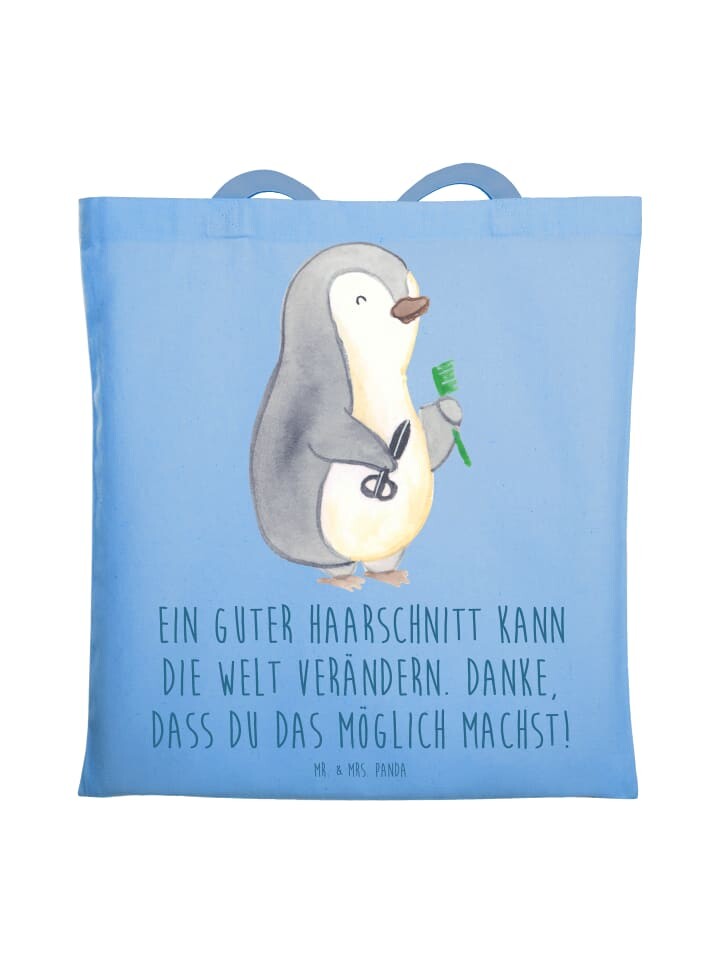 Сумка Mr. & Mrs. Panda Tragetasche Friseur Wunder mit Spruch, небесно-синий
Сумка Mr. & Mrs. Panda Tragetasche Friseur Wunder mit Spruch, небесно-синий