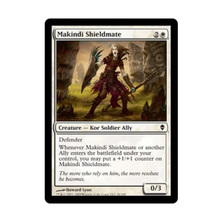 CCG Макинди Товарищ по щиту (C) (Рольга), MTG - Zendikar
CCG Макинди Товарищ по щиту (C) (Рольга), MTG - Zendikar