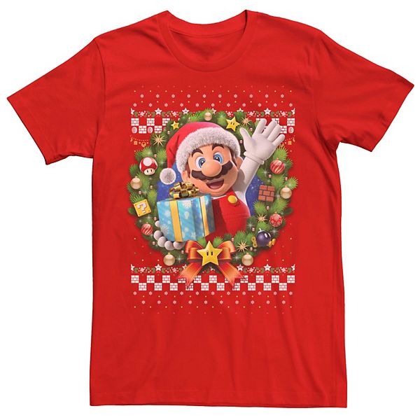 Мужская футболка с принтом Nintendo Super Mario 3D Christmas Wreath Present Licensed Character
Мужская футболка с принтом Nintendo Super Mario 3D Christmas Wreath Present Licensed Character