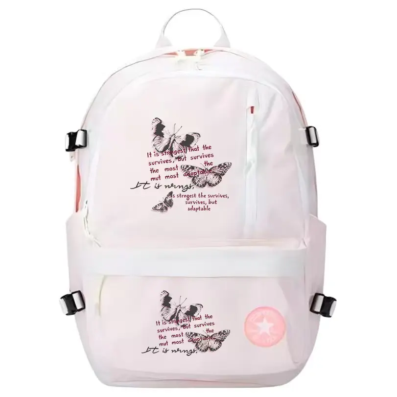 Converse Полиэстеровый рюкзак унисекс молочно-белый, Butterfly
Converse Полиэстеровый рюкзак унисекс молочно-белый, Butterfly