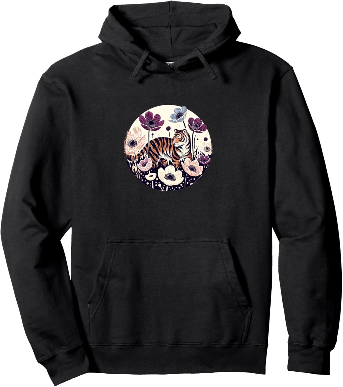 Худи с ретро-рисунком тигра Retro Tiger Lovers Illustration Bubb, черный
Худи с ретро-рисунком тигра Retro Tiger Lovers Illustration Bubb, черный