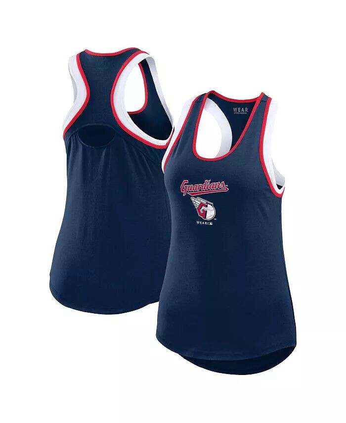 Женская темно-синяя майка-борцовка Cleveland Guardians Colorblock WEAR by Erin Andrews
Женская темно-синяя майка-борцовка Cleveland Guardians Colorblock WEAR by Erin Andrews
