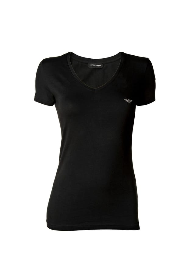 Футболка - домашняя с v-образным вырезом короткий рукав эластичный хлопок Emporio Armani, черный
Футболка - домашняя с v-образным вырезом короткий рукав эластичный хлопок Emporio Armani, черный