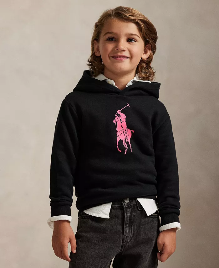 Детская толстовка с капюшоном Pink Pony для малышей и мальчиков Polo Ralph Lauren, черный
Детская толстовка с капюшоном Pink Pony для малышей и мальчиков Polo Ralph Lauren, черный