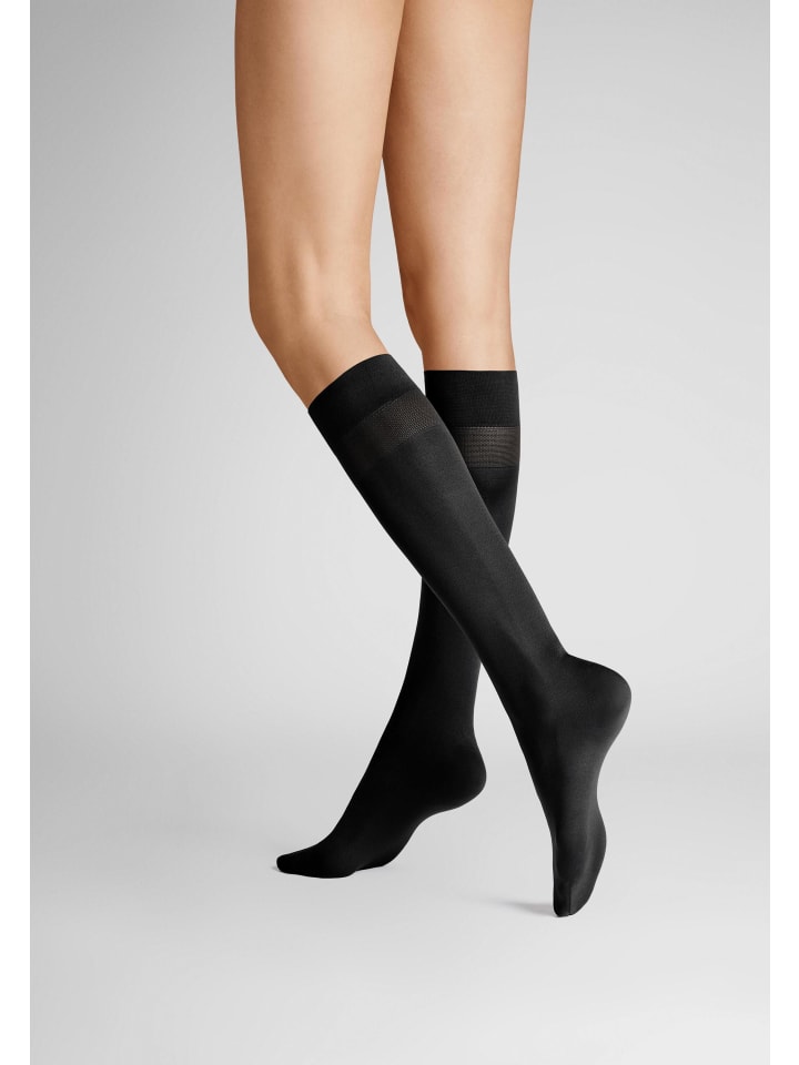 Hudson Простые чулки до колена, размер 40, комплект из 2 штук, с эластичным поясом, черного цвета
Hudson Простые чулки до колена, размер 40, комплект из 2 штук, с эластичным поясом, черного цвета