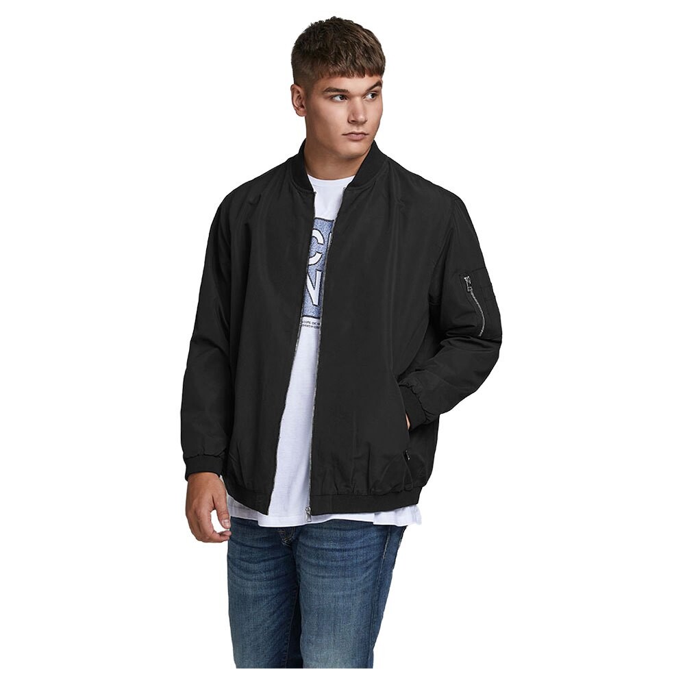 Куртка Jack & Jones Erush Bomber Ps, черный 
Куртка Jack & Jones Erush Bomber Ps, черный