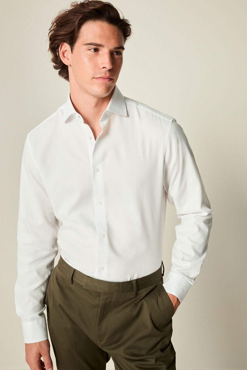 Рубашка с одинарным манжетом, легкая в уходе Next, белый
Рубашка с одинарным манжетом, легкая в уходе Next, белый