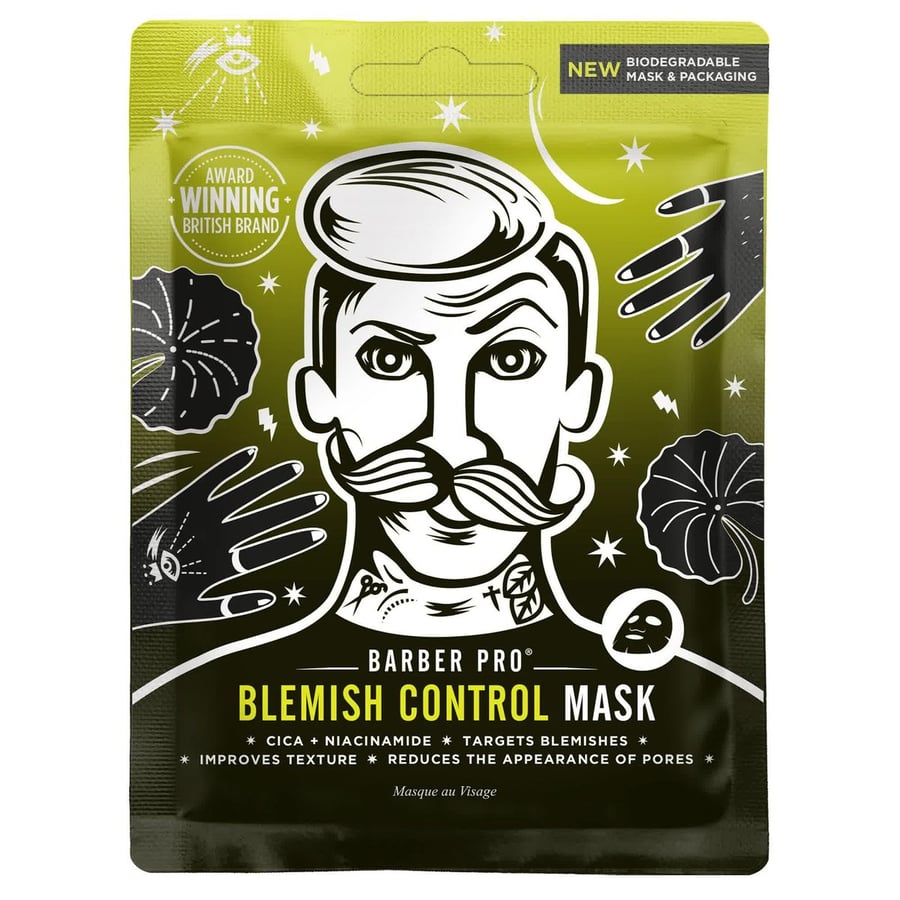 Маска-пленка Barber Pro Blemish Control для лица, маска для кожи с акне с ниацинамидом
Маска-пленка Barber Pro Blemish Control для лица, маска для кожи с акне с ниацинамидом