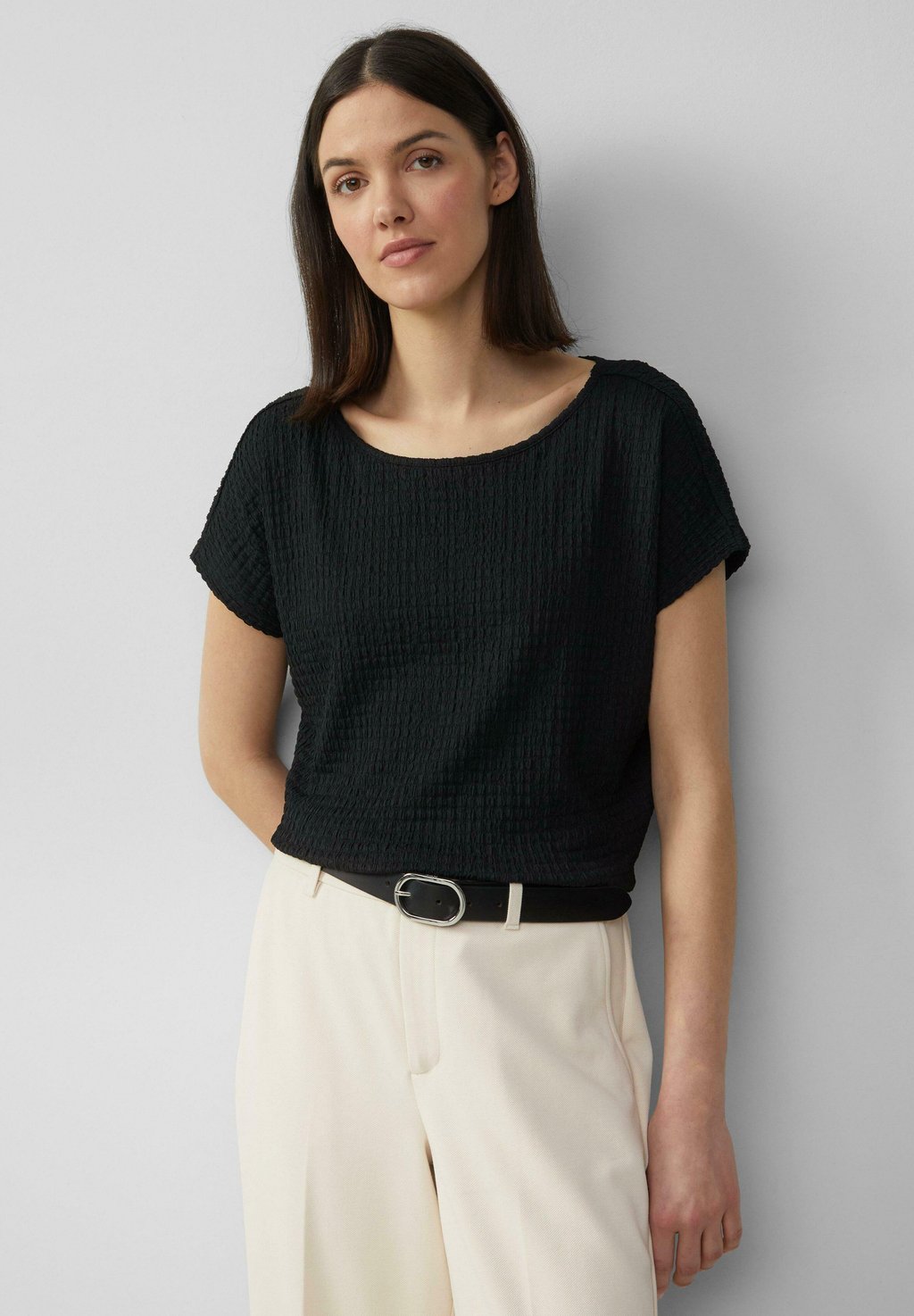 Базовая футболка IN STRUKTUR-OPTIK s.Oliver, черный
Базовая футболка IN STRUKTUR-OPTIK s.Oliver, черный