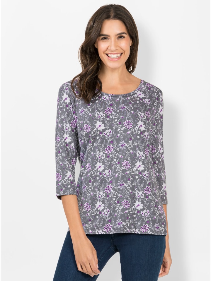 Рубашка с принтом в сиреневом и светло-сером цветах WITT WEIDEN
Рубашка с принтом в сиреневом и светло-сером цветах WITT WEIDEN