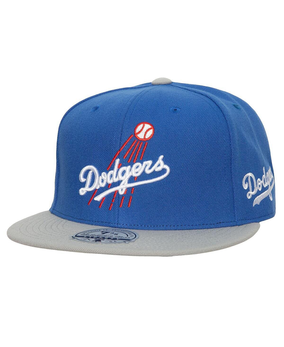 Мужская приталенная шляпа Los Angeles Dodgers Royal, серая Mitchell & Ness 
Мужская приталенная шляпа Los Angeles Dodgers Royal, серая Mitchell & Ness