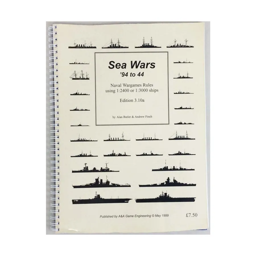 Морские войны - '94 и '44 (издание 3.10), Historical Miniature Rules (A&A Game Engineering)
Морские войны - '94 и '44 (издание 3.10), Historical Miniature Rules (A&A Game Engineering)