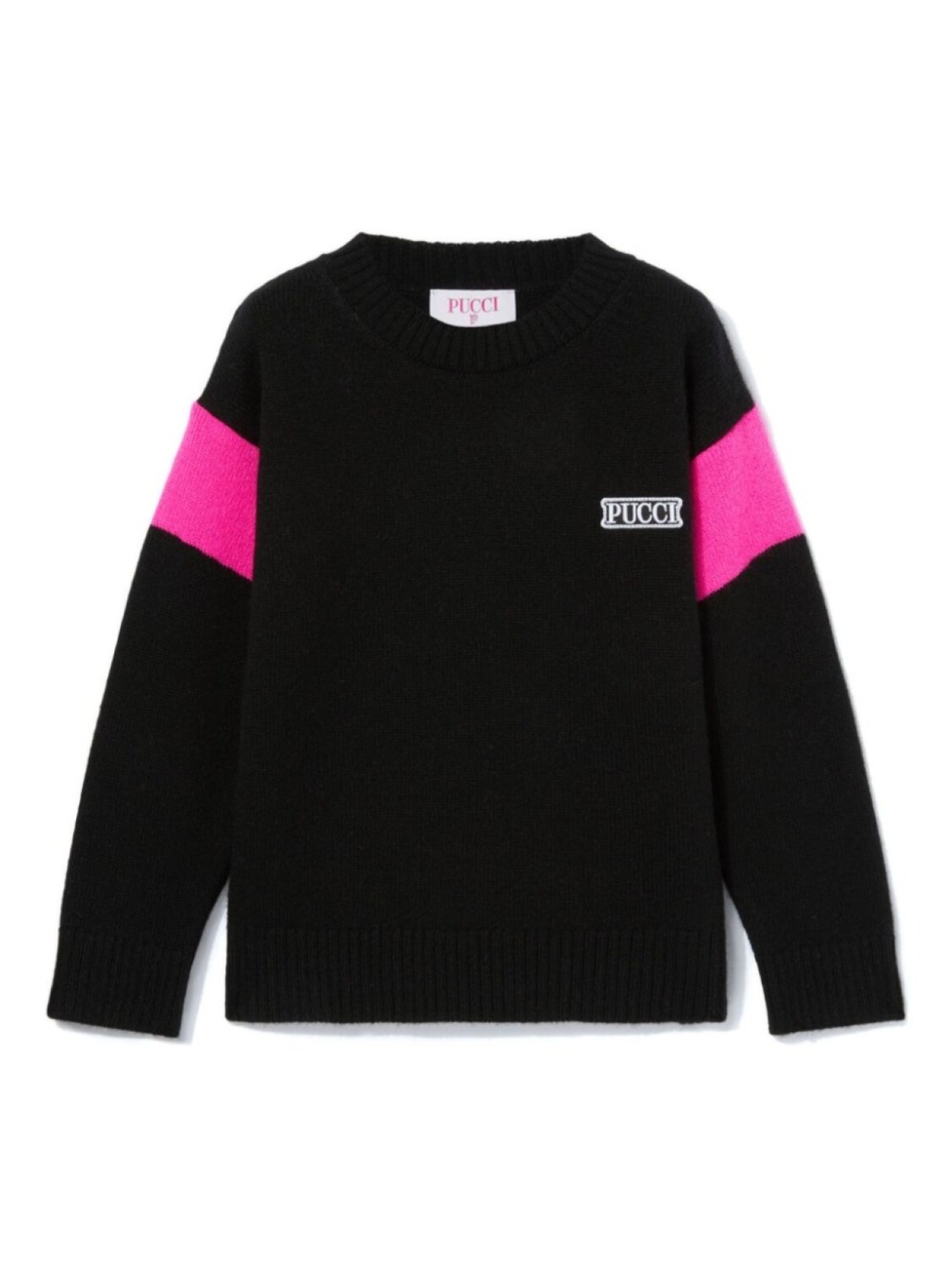 Свитер с логотипом-интарсией PUCCI Junior, черный
Свитер с логотипом-интарсией PUCCI Junior, черный