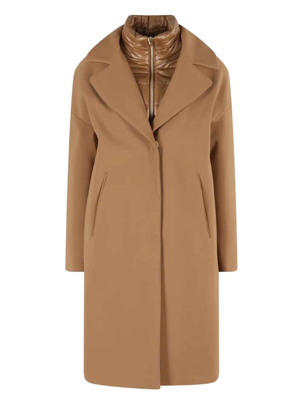 Однобортное пальто Herno, коричневый
Однобортное пальто Herno, коричневый