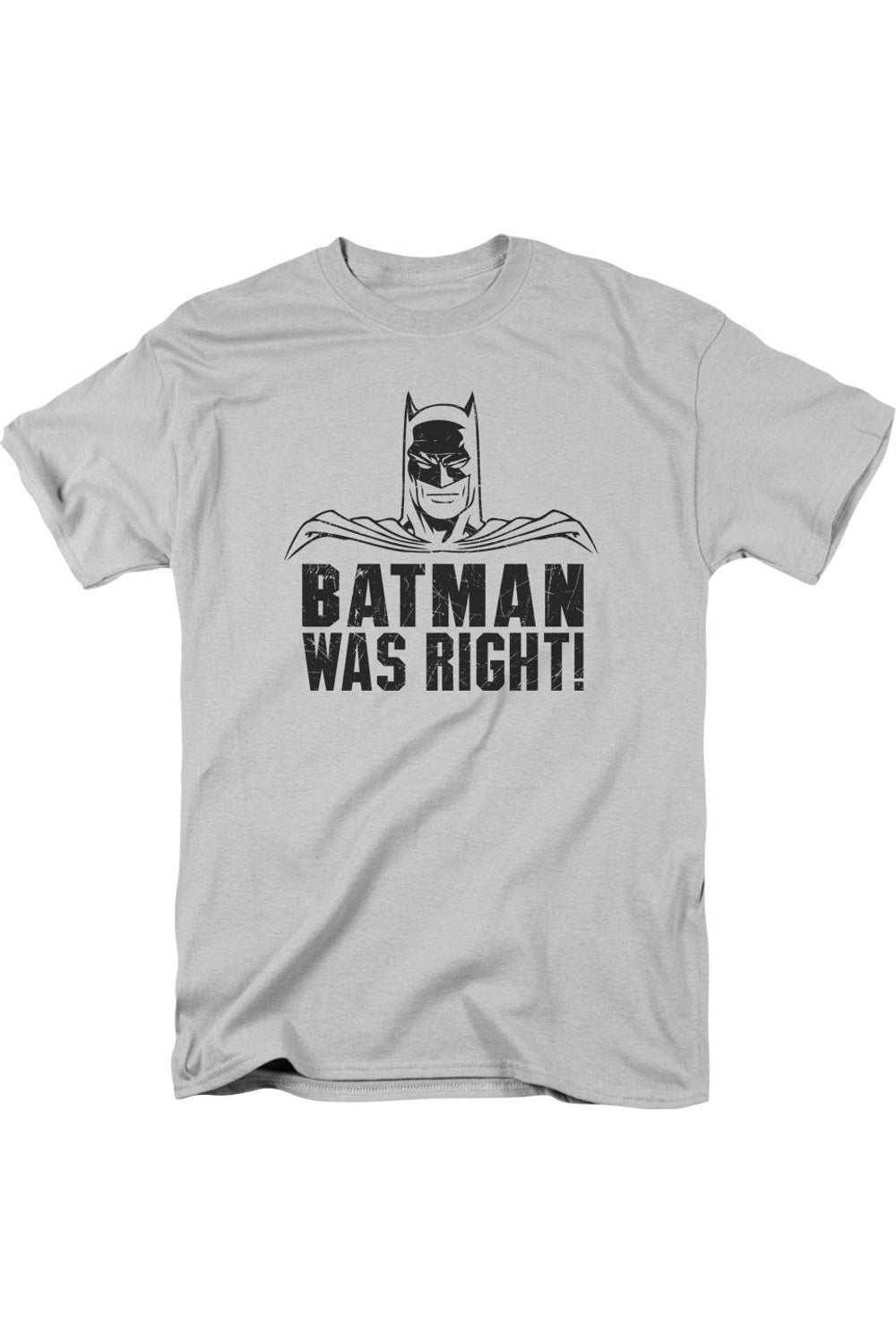 Футболка с коротким рукавом для взрослых «Бэтмен был прав» Gildan, серебряный
Футболка с коротким рукавом для взрослых «Бэтмен был прав» Gildan, серебряный