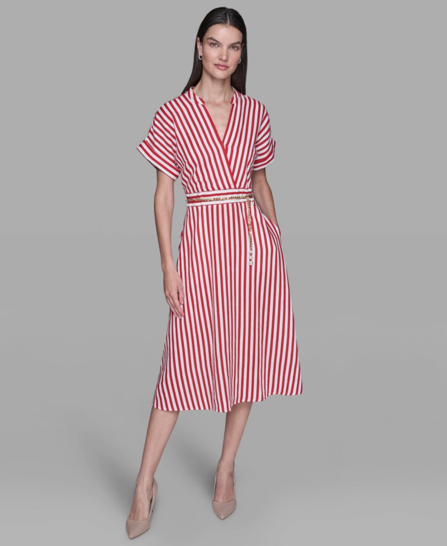 Женское миди-платье с принтом KARL LAGERFELD PARIS, Fiery Red/Soft White
Женское миди-платье с принтом KARL LAGERFELD PARIS, Fiery Red/Soft White