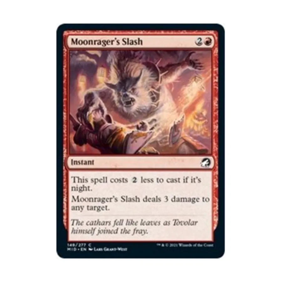 CCG Удар Лунной Ярости (клавиша C), MTG - Innistrad - Midnight Hunt
CCG Удар Лунной Ярости (клавиша C), MTG - Innistrad - Midnight Hunt