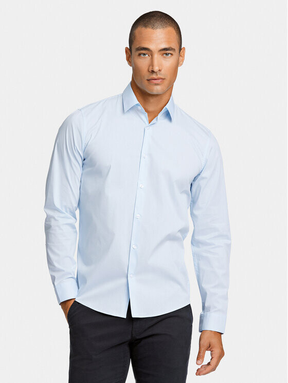 Рубашка узкого кроя Lindbergh, голубой
Рубашка узкого кроя Lindbergh, голубой