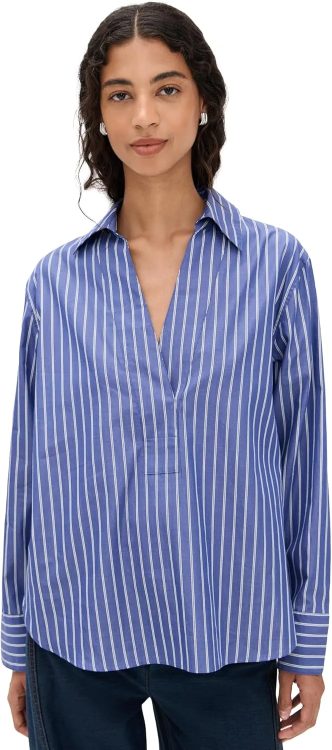 Vince Женская расслабленная блуза с длинным рукавом
Vince Женская расслабленная блуза с длинным рукавом