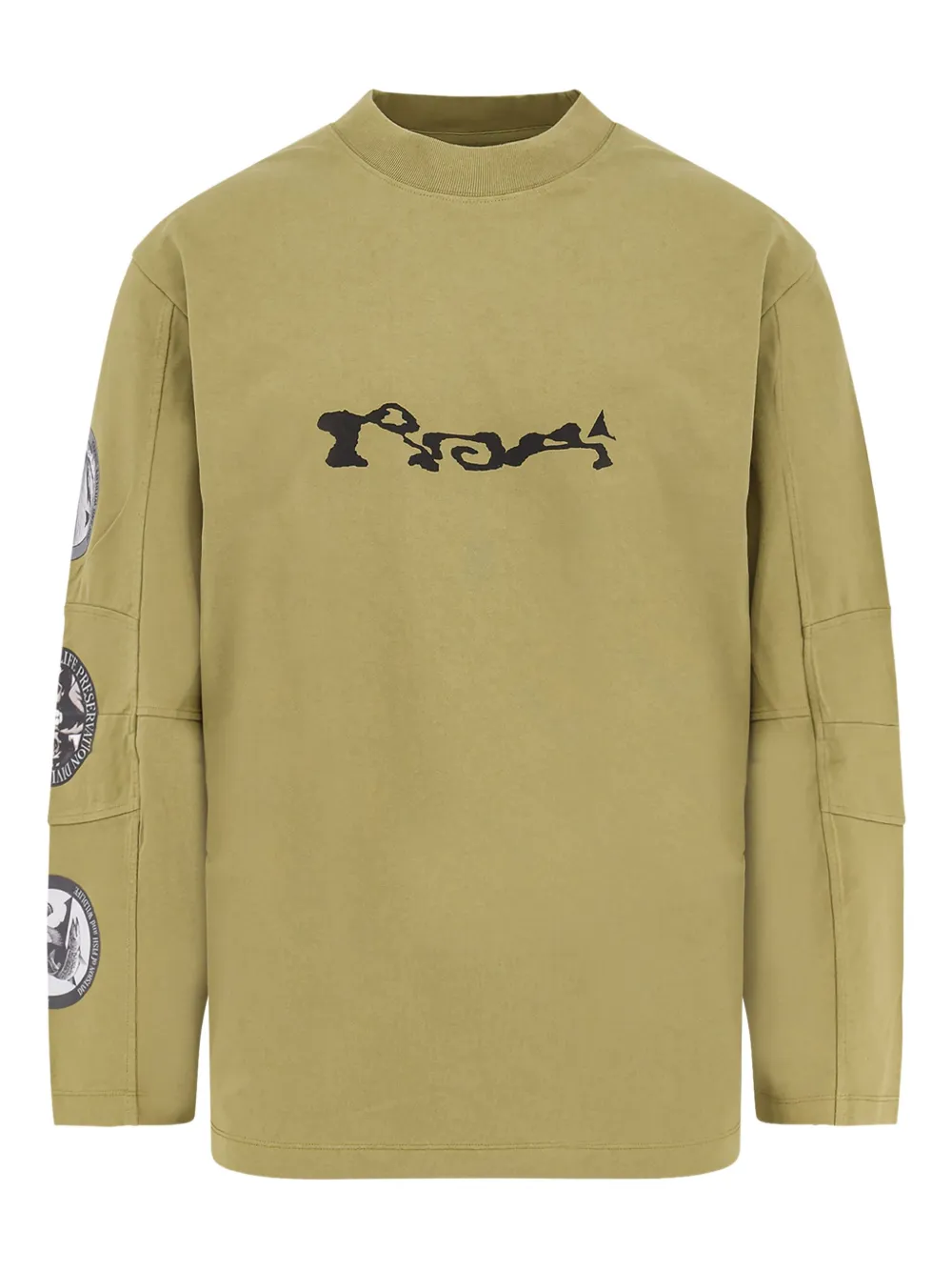 Футболка с длинными рукавами и принтом Roa, зеленый
Футболка с длинными рукавами и принтом Roa, зеленый