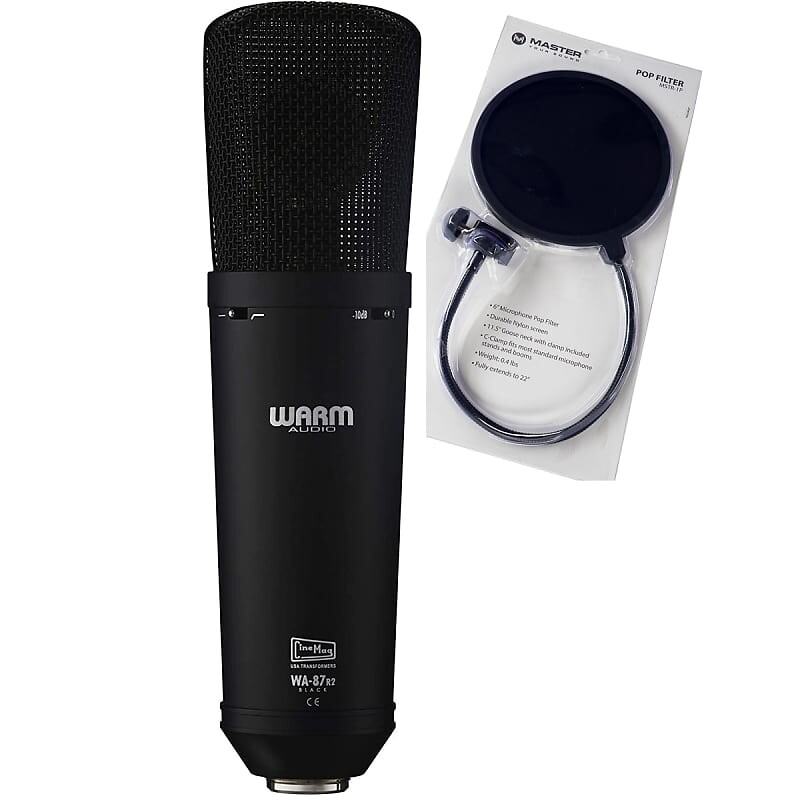 Студийный конденсаторный микрофон Warm Audio WA-87 R2B
Студийный конденсаторный микрофон Warm Audio WA-87 R2B