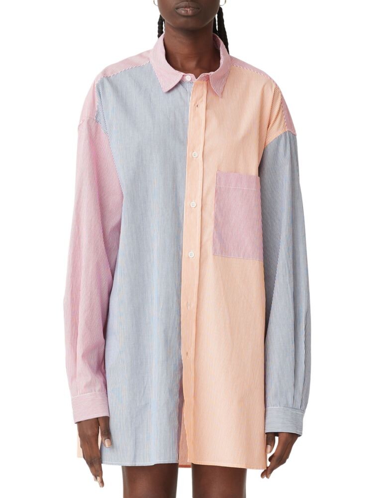 Рубашка в полоску оверсайз Benny Blanca, цвет Blue Multi
Рубашка в полоску оверсайз Benny Blanca, цвет Blue Multi