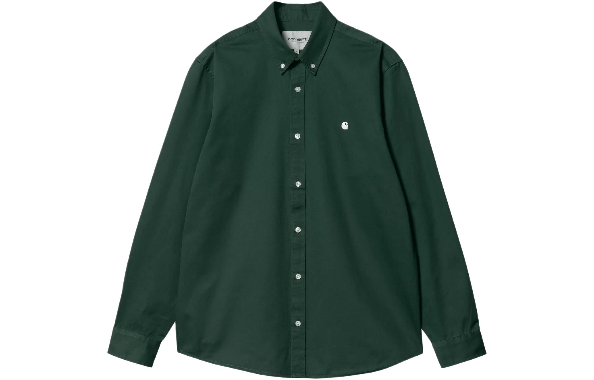 Carhartt WIP Рубашка Madison мужская зеленая
Carhartt WIP Рубашка Madison мужская зеленая